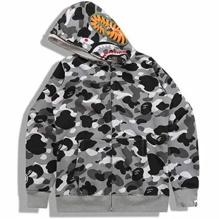 SPACE CAMO TIGER FULL ZIP HOODIE