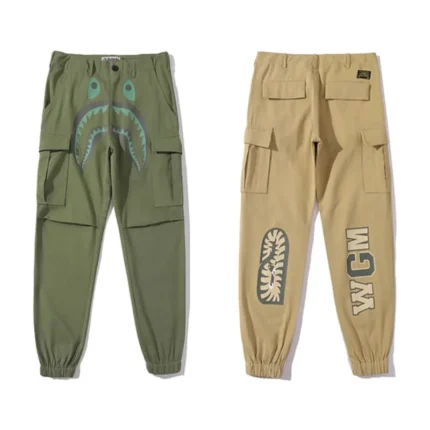 Bape Shark Multiple Pockets Trouser