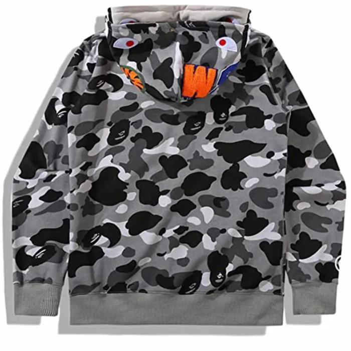 SPACE CAMO TIGER FULL ZIP HOODIE
