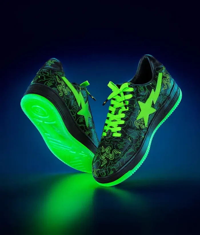 BAPE x RAZER NEON CAMO BAPE STA