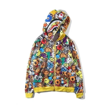 BAPE 1ST CAMO Double Shark Hoodie