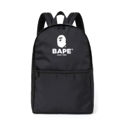 BAPE Backpack Black/White Letter