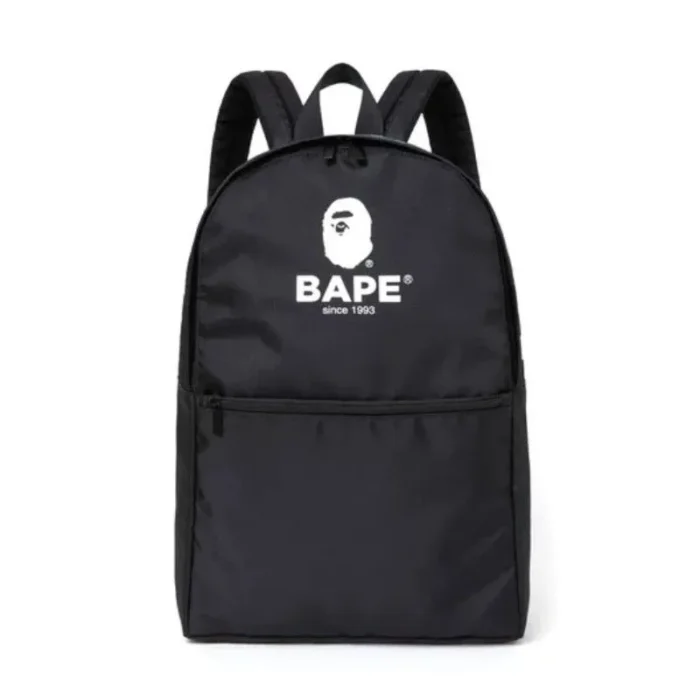 BAPE Backpack Black/White Letter