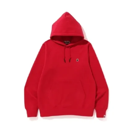 Red BAPE Champion Hoodie