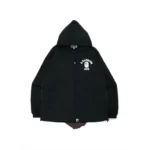 BAPE College Hoodie Jacket – Black