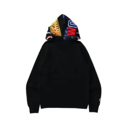 BAPE Color Camo Shark Full Zip Hoodie (SS23) – Black