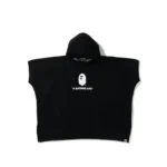 BAPE Poncho Pullover Hoodie – Black