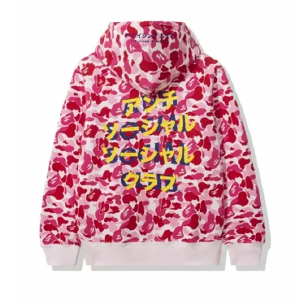 BAPE x Anti Social Social Club ABC Camo Pullover Hoodie