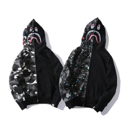 BAPE x Neighborhood NBHD Shark Hoodie Glow In Dark