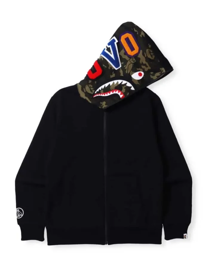 OVO x BAPE Shark Hoodie Sweatshirt