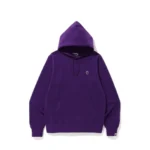 Purple BAPE One Point Pullover Hoodie