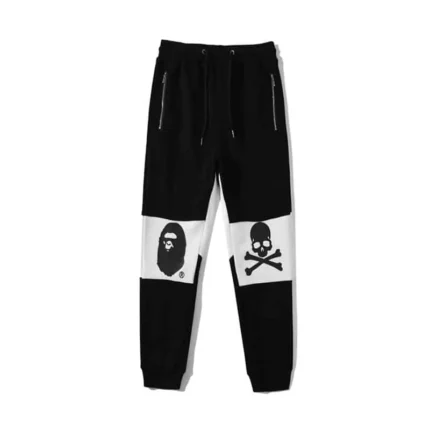 BAPE Ape Head and Danger Printed Pants