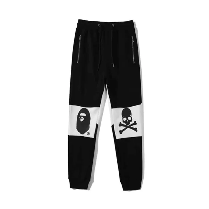BAPE Ape Head and Danger Printed Pants