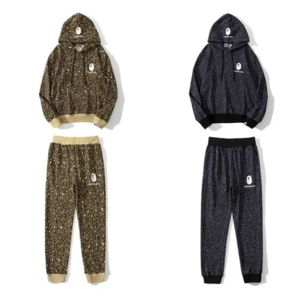 BAPE Ape Head Camouflage Leopard Pattern Track Suit