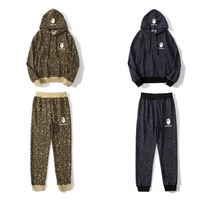 BAPE Ape Head Camouflage Leopard Pattern Track Suit