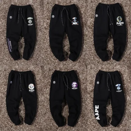 BAPE Black Trouser