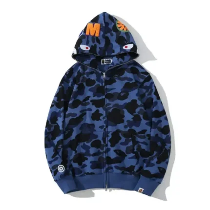 BAPE 21ss ABC Camo Double Hoodie Purple/Red