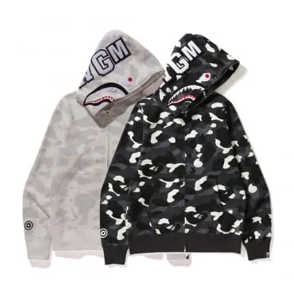 BAPE Cut and Sewn Brushed Hoodie