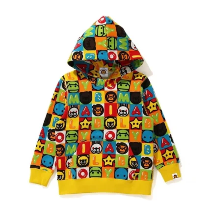 BAPE Hooded Pullover Kids Sweater