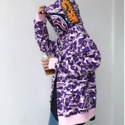 Purple BAPE Hoodie