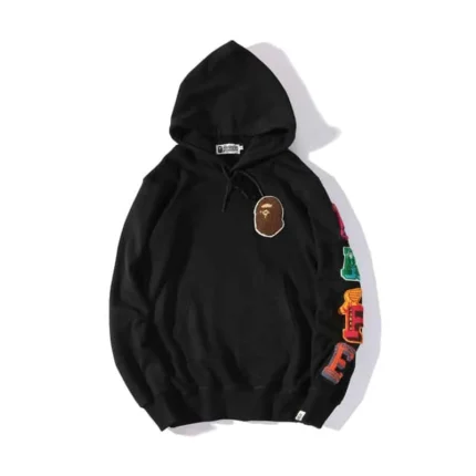 BAPE Shark Hoodie APE Printed on Sleeve