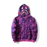 BAPE Purple Shark Hoodie