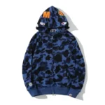BAPE x COACH Shark Camouflage Hoodie