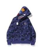 BAPE x NBHD Camo Shark Hoodie