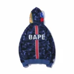 BAPE x NBHD Camo Shark Hoodie