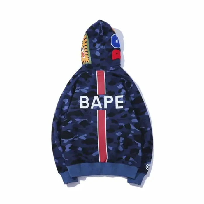 BAPE x NBHD Camo Shark Hoodie