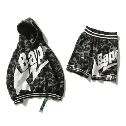BAPED Star Camouflage Webbing Hoodie