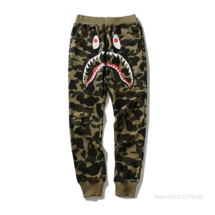 Camouflage Starry Night Thin BAPE Shark Pant