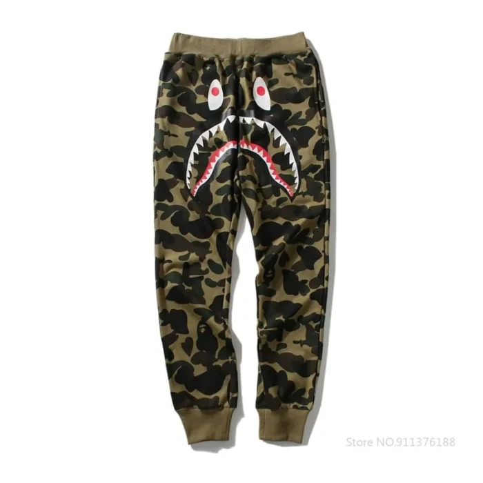 Camouflage Starry Night Thin BAPE Shark Pant
